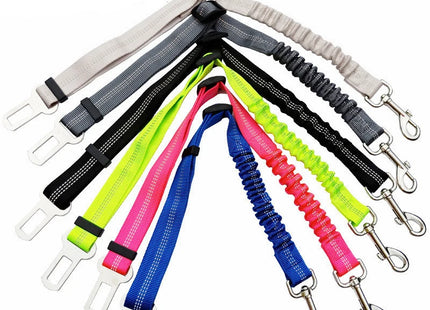 Adjustable nylon dog safety harness for car travel