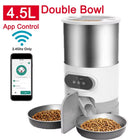 Smart automatic cat feeder with WiFi app control